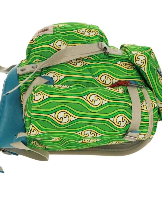 GUCCI The North Face Backpack Nylon Green Silver 650294 Auth 170794SAM main image 10